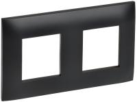 IEK SKANDY Черный Рамка 2-ая SK-F02Bl