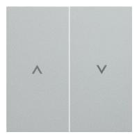 Клавиши выключателя для жалюзи, серебро (35613 SV)