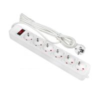 EKF PROxima Сетевой фильтр 6*3м 10А/2,2 кВт с выкл. c/з ПВС 3х0,75 Блокбастер