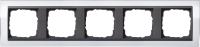 Gira Event Clear Бел/Антрацит Рамка 5-ая