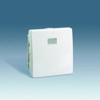 Simon 82 Алюминий Клавиша 1-ая с окном для символа (82972..,82982)