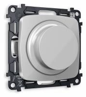 Комплект механизма светорегулятора универсального поворотно-нажимного OMEGA MO405510 Серебро глянец 25-600W/LED 5-300W QUANT