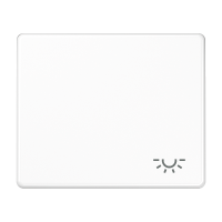 JUNG SL 500 Белая Клавиша 1-ая с символом ОСВЕЩЕНИЕ