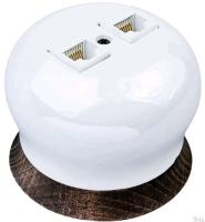 BIRONI Фаберже Керамика Перламутр Розетка RJ45