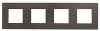 ABB Рамка 4-пост. цвет антрацит матовый, пластик вертикальная, IP20 ABB