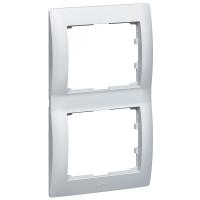 Legrand Galea Life Алюминий Рамка 2-я, вертикальная