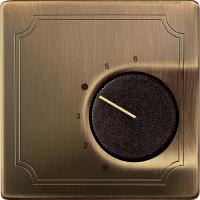 SE Merten SD Античная латунь Накладка термостата комнатного (Мех.536400,536401)