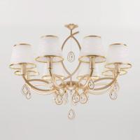 Классическая люстра 60091/8 перламутровое золото Eurosvet Salita Классическая люстра 60091/8 перламутровое золото Eurosvet Salita