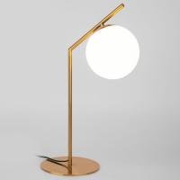 Настольная лампа с плафоном 01082/1 латунь Eurosvet Frost