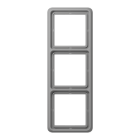 JUNG CD 500 Серая Рамка 3-ая