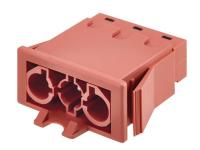 Simon Connect Красный Разъём Quick Connection "папа" 3 контакта под вилку CR0003-..