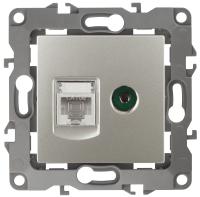 ЭРА 12-3110-15 Перламутр Розетка комбинированная RJ45+TV, IP20, 12