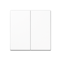 JUNG Клавиша для KNX кнопки, 2 группы дюропласт белый