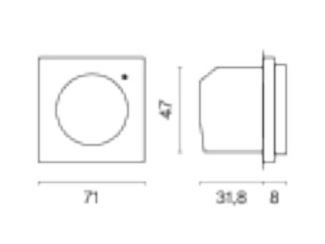 Терморегулятор электронный VOLTUM S70 с индикацией и датчиком, для теплого пола, (черный матовый)