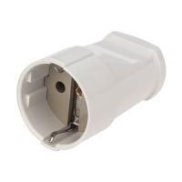 Розетка разборная Евро с з/к 16А белая Rexant Розетка разборная Евро с з/к 16А белая Rexant