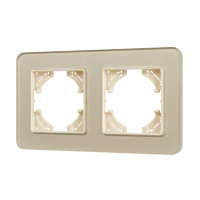 Arlight Рамка стеклянная FRM-OMALI-SFGS-2-GD (-)