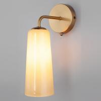 Бра со стеклянным плафоном 70137/1 латунь Eurosvet Omber