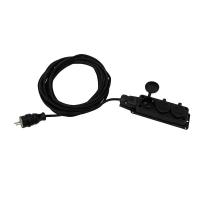 Удлинитель-шнур КГ 3х1.5, 10 м, 3 гнезда, морозостойкий, с/з, 16 А, 3500 Вт, IP44 (Сделано в России) Rexant