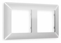 Рамка ALFA Line (Серебро глянец) 2-ая AF110402