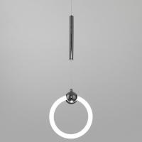 Подвесной светодиодный светильник 90165/1 черный жемчуг Eurosvet Rim