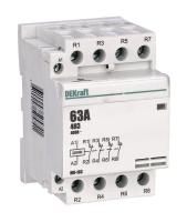 DEKraft МК-103 Контактор модульный 4НЗ 63А 230В
