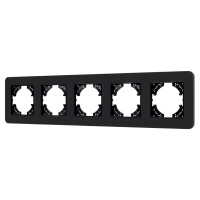 Arlight Рамка стеклянная FRM-OMALI-SFGS-5-BK (-)