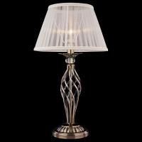 Классическая настольная лампа с абажуром 01002/1 античная бронза Eurosvet Selesta