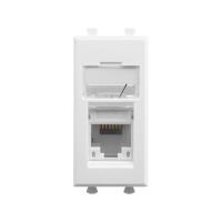 DKC Avanti Белое облако Компьютерная розетка RJ-45 категория 6 1модуль