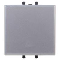 DKC Avanti Закаленная сталь Кнопка одноклавишная 2 модуля