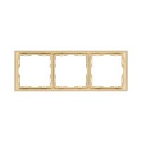 Рамка 3-постовая, золотой Kollinger Eclipse EC3GD