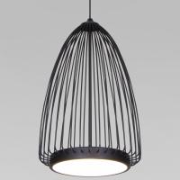 Подвесной светодиодный светильник 40009/1 LED черный Eurosvet Comodita