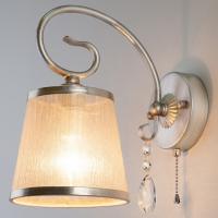 Бра с абажуром 60065/1 серебро Eurosvet Liona