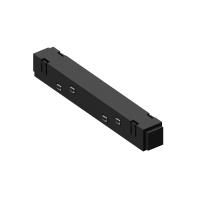 Коннектор питания прямой ElDeko HSBL_0069 для шинопровода 48В, чёрный