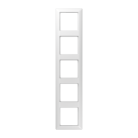 JUNG AS 500 Белая Рамка 5-ая