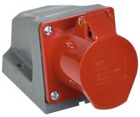 IEK Розетка 114 стационарная 3Р+РЕ 16А 380В IP44