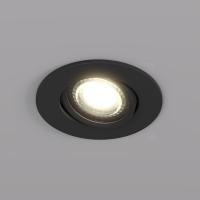 DK3020-BK Встраиваемый светильник, IP 20, 10 Вт, GU5.3, LED, черный, пластик