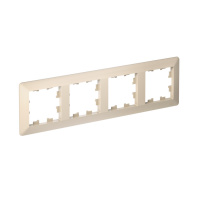 Systeme Electric AtlasDesign Air Бежевый/дымчатый белый Рамка 4-ая Systeme Electric AtlasDesign Air Бежевый/дымчатый белый Рамка 4-ая