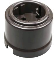 BIRONI Лизетта Пластик Коричневый Розетка с/з