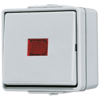 JUNG Выключатель контрольный для накладного монтажа универсальный IP44