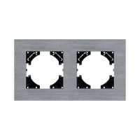 Рамка 2-постовая, серый Kollinger Reflex AL RA2GY