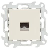 Simon 24 Слоновая кость Телефонная розетка RJ11, сл. кость