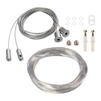 Arlight Подвес токопроводящий ARL-2x2m Set SILVER (Pad 9x2mm, 2x18AWG) (провод 2x0.75)