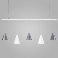 Подвесной светильник 50088/5 белый/серебро Eurosvet Castle