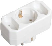 IEK Тройник Т-01/01-2 --1круглое+2плоских места