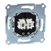 SE Merten Механизм QuickFlex Выключателя 1-полюсного для 2-х цепей, с индикацией