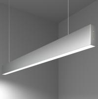 Линейный светодиодный подвесной односторонний светильник 103см 20Вт 6500К матовое серебро 101-200-30-103 Elektrostandard Grand a041525