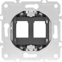 Donel Опорная плата для установки телефонных/компьютерных разъемов (двойная), серия DB, DB16000