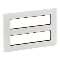 Legrand Valena LIFE Белая Рамка для модульных устройств Mosaic 2x4x2 модуля