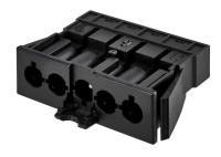 Simon Connect Коннектор гнездовой “папа”, 5-ти проводный, СБСП, безвинтовое соединение, графит