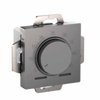 SE AtlasDesign Сталь Термостат электрон. теплого пола с датчиком, 10A, механизм